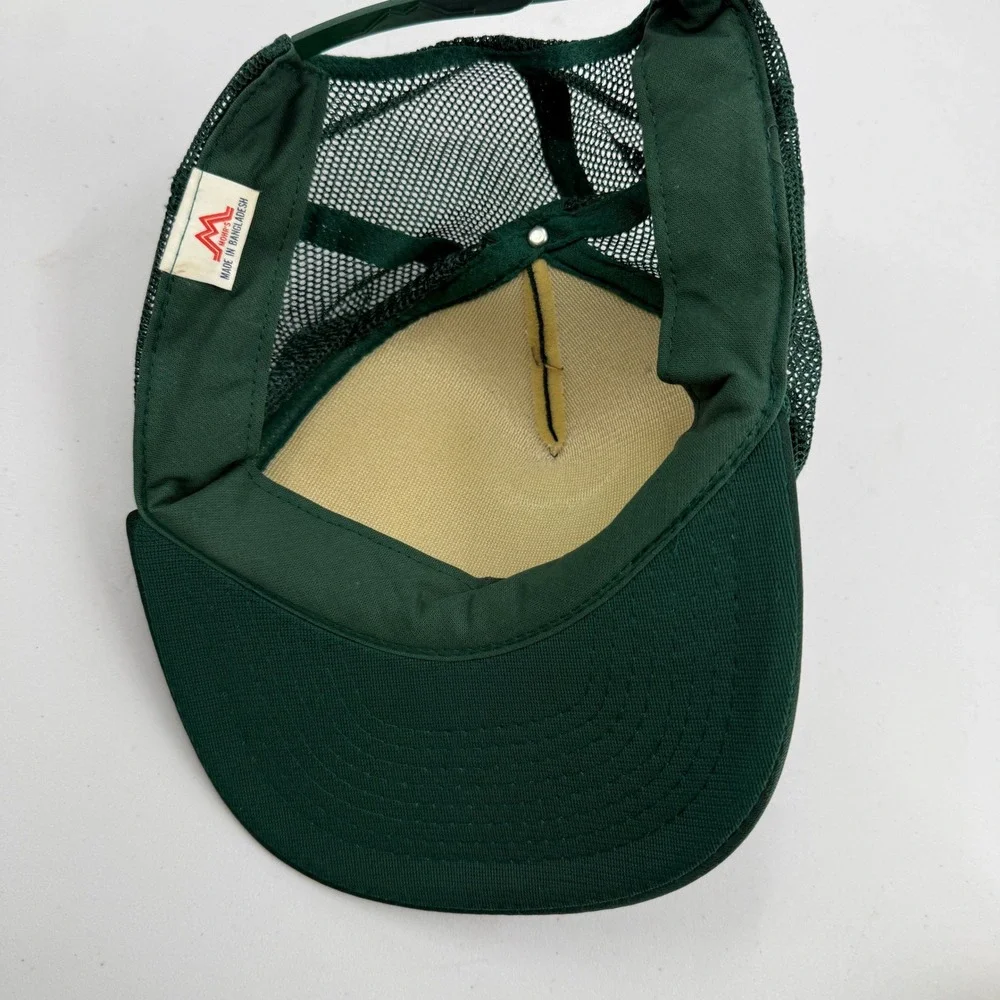 Mount Rushmore Trucker Hat Mens OSFA Forest Green South Dakota Mesh Back Cap